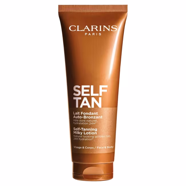 Clarins SELF TANNING MILKY LOTION Samopaľovací krém na tvár a telo
