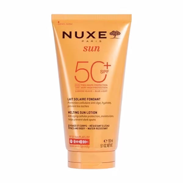 Nuxe SUN Taviace sa opaľovacie mlieko na telo s veľmi vysokou ochranou SPF 50+