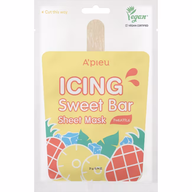 A'PIEU ICING SWEET BAR SHEET MASK PINEAPPLE Pleťová maska