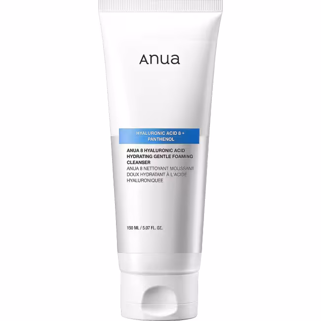 ANUA HYALURONIC ACID MOISTURIZING GENTLE GEL CLEANSER Jemný čistiaci gél s 8 druhmi kyseliny hyalurónovej