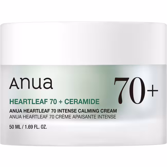 ANUA HEARTLEAF 70 INTENSE CALMING CREAM Upokojujúci krém