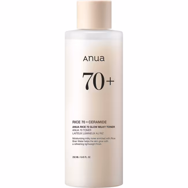 ANUA RICE 70 GLOW MILKY TONER Hydratačné pleťové tonikum