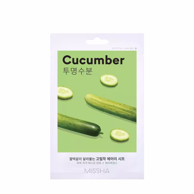 MISSHA AIRY FIT SHEET MASK CUCUMBER Pleťová maska