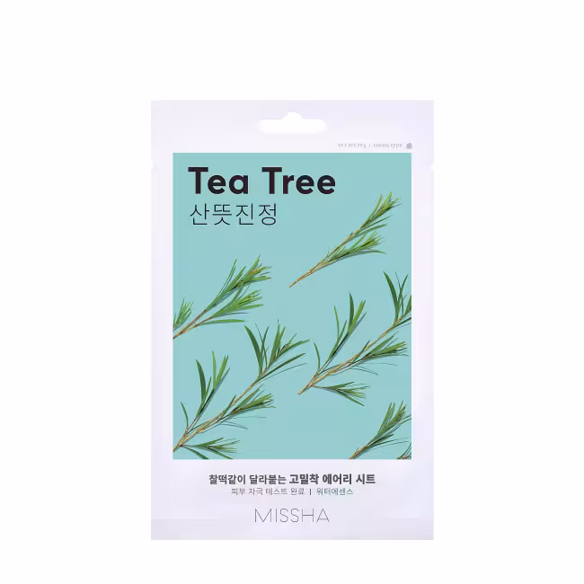 MISSHA AIRY FIT SHEET MASK TEA TREE Pleťová maska
