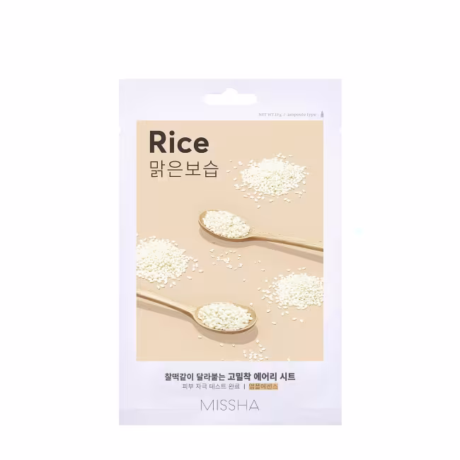 MISSHA AIRY FIT SHEET MASK RICE Pleťová maska