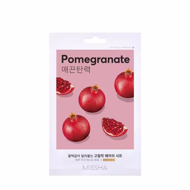 MISSHA AIRY FIT SHEET MASK POMEGRANATE Pleťová maska