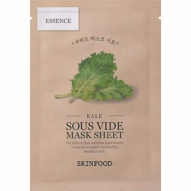 SKINFOOD KALE SOUS VIDE MASK SHEET Pleťová maska