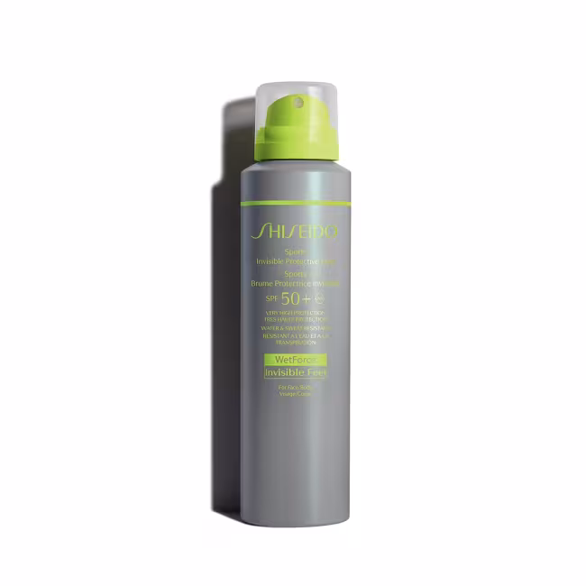 SHISEIDO SPORTS INVISIBLE PROTECTIVE MIST SPF50+ Neviditeľný opaľovací sprej SPF50+