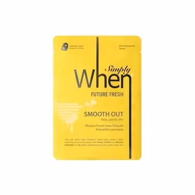 WHEN SIMPLY FUTURE FRESH SMOOTH OUT ULTRA-SOFT COTTON LINTER BEMLIESE SHEET MASK Zjemňujúca pleťová maska
