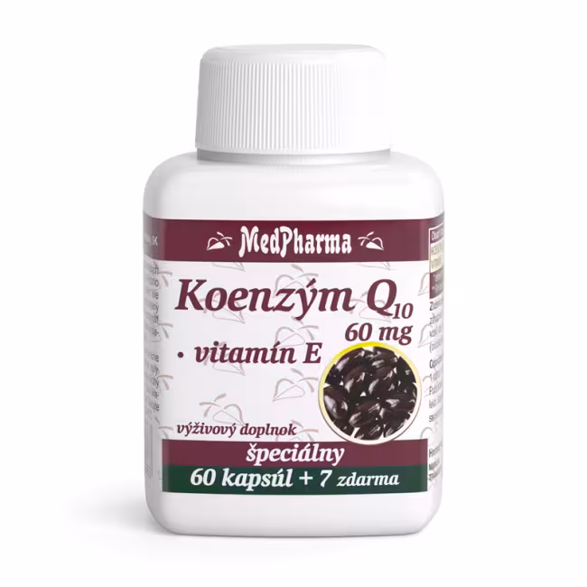 MedPharma Coenzym Q10 60 mg Forte 67 kapsúl