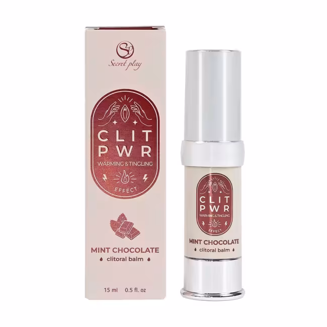 Stimulačný balzam na klitoris SECRET PLAY CLIT PWR Mint Chocolate 15 ml
