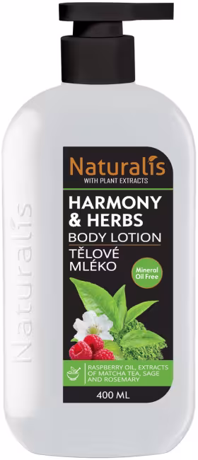 Naturalis Telové mlieko – Harmony & Herbs 400 ml