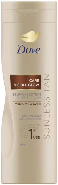 DOVE Care&Glow Dark 400 ml