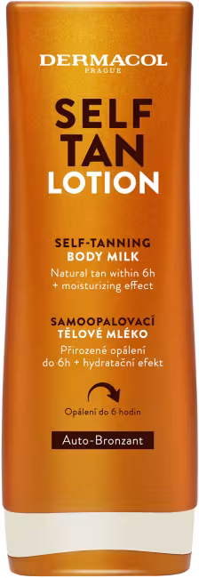DERMACOL Self Tan Samoopaľovacie telové mlieko 200 ml