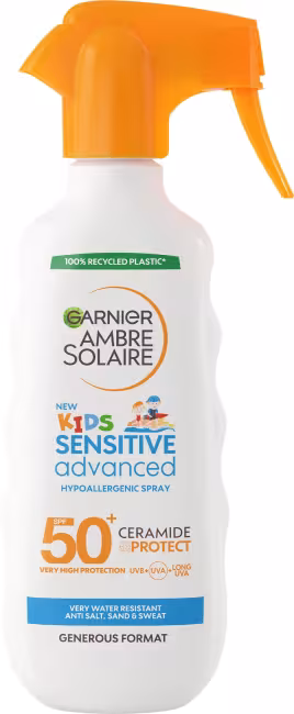 GARNIER Ambre Solaire Kids Sensitive Advanced Sprej SPF 50+ 270 ml