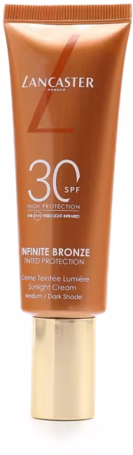 LANCASTER Infinite Bronzia Tinted Protection Sunlight Cream SPF30 #02 Medium/Dark 50 ml