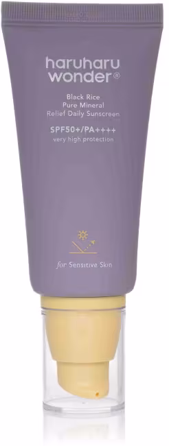 HARUHARU WONDER Black Rice Pure Mineral Relief Daily Sunscreen SPF50+ 50 ml