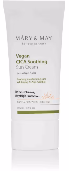 MARY & MAY CICA Soothing Sun Cream SPF50+ PA++++ 50 ml