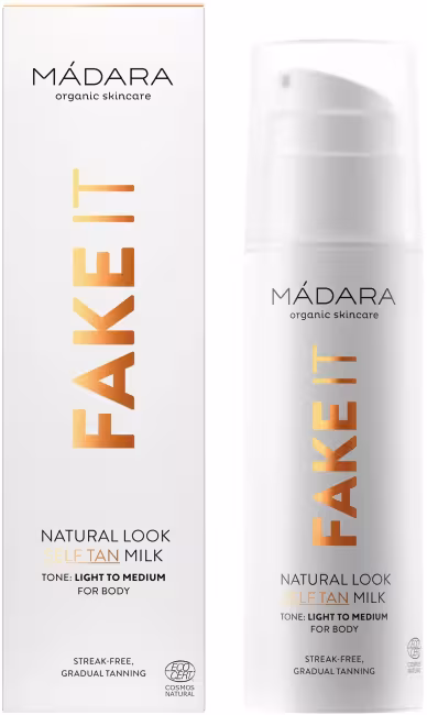 MÁDARA Fake It Samoopaľovacie mlieko na telo 150 ml