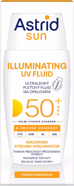 ASTRID SUN Ultraľahký pleťový fluid na opaľovanie SPF 50+ 40 ml