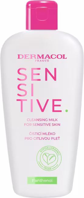 DERMACOL Sensitive šetrné pleťové mlieko na citlivú pleť 200 ml