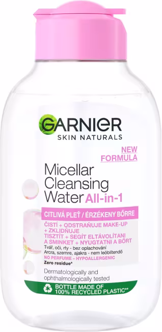 GARNIER MINI micelárna voda na citlivú pleť 100 ml