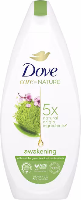 DOVE Awakening Matcha čaj a Sakura sprchovací gél 225 ml