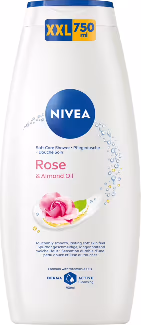 NIVEA Shower Rose&Almond Oil 750 ml