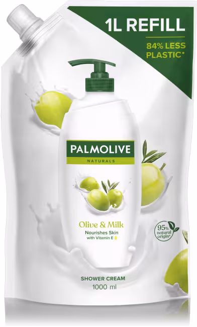 PALMOLIVE Naturals Olive & Milk Sprchový gél náhradná náplň 1000 ml