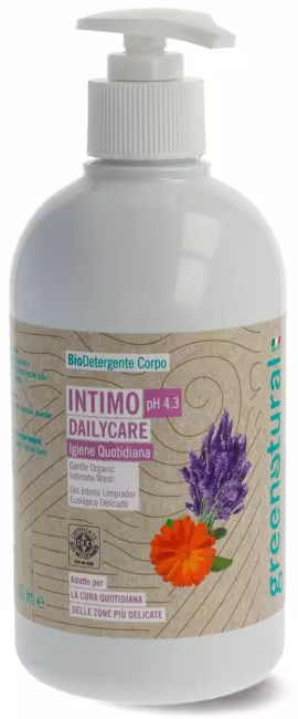 GREENATURAL Dailycare mesiačik a levanduľa pH 4,3 500 ml