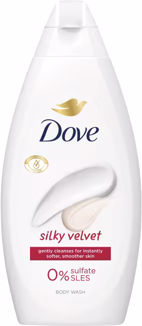 DOVE Silky Velvet 450 ml