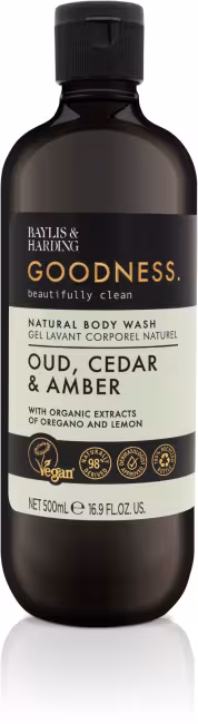 BAYLIS & HARDING Oud, cedr a ambra 500 ml