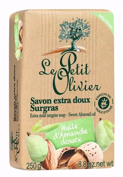 LE PETIT OLIVIER Extra Mild Soap – Sweet Almond Oil 250 g