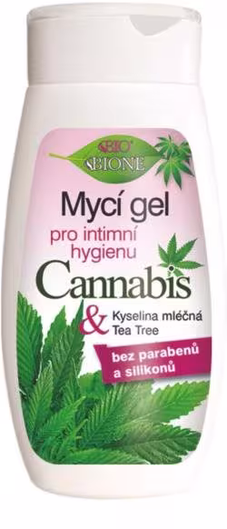 BIONE COSMETICS Bio Cannabis Umývací gél na intímnu hygienu 260 ml