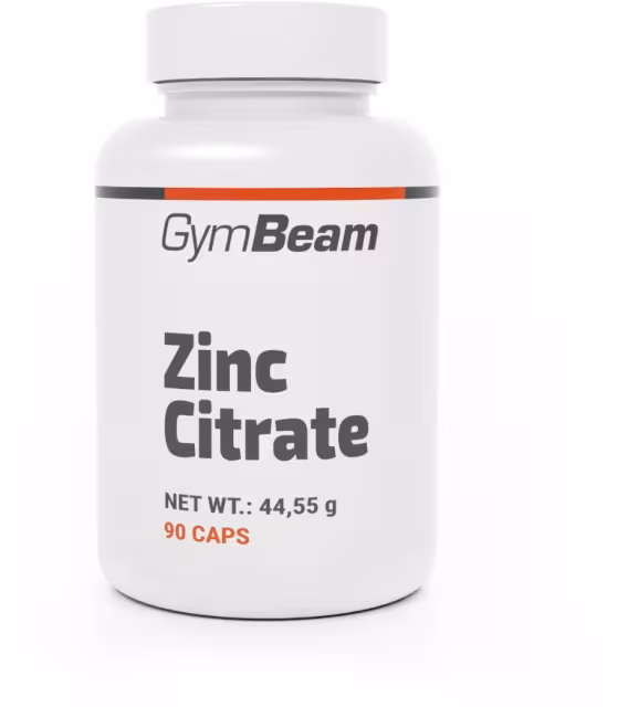 GymBeam Citrát zinočnatý 90 kapsúl