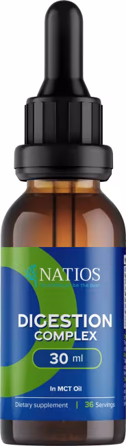 NATIOS Digestion Complex, bylinné kvapky v MCT oleji, 30 ml
