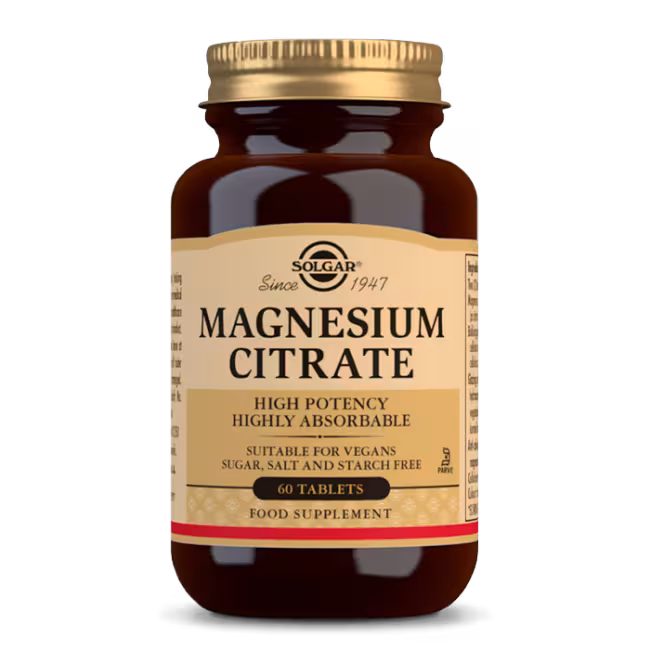 Solgar Magnesium Citrate 60 tabliet