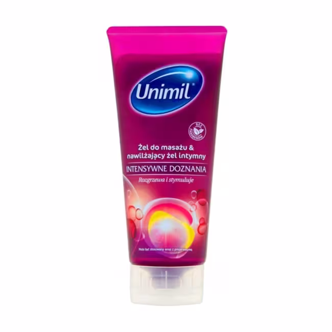 Masážny a lubrikačný gél 2v1 Unimil Intense 200 ml