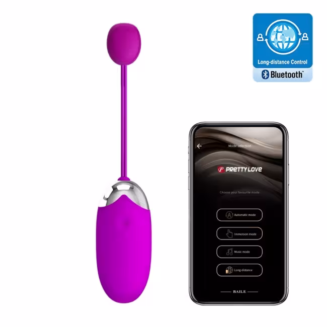 Vibračné vajíčko PRETTY LOVE ABNER Global Remote Control ružové