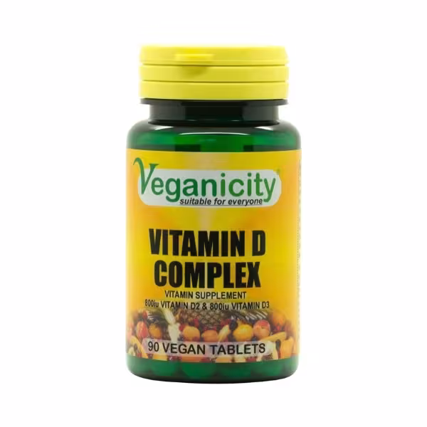 Veganicity vitamín D komplex (1600iu), 90 vegan tabliet
