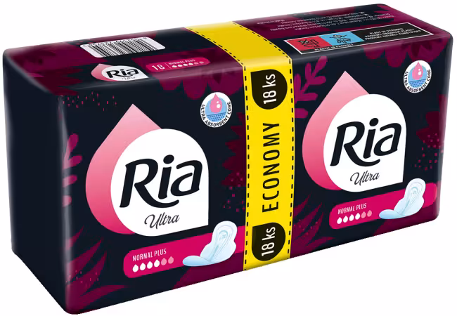 Ria Ultra Normal Plus Deo vložky 18 ks
