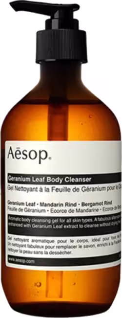 Aesop Osviežujúci telový čistiaci gél Geranium Leaf (Body Cleanser) 500 ml - s pumpičkou