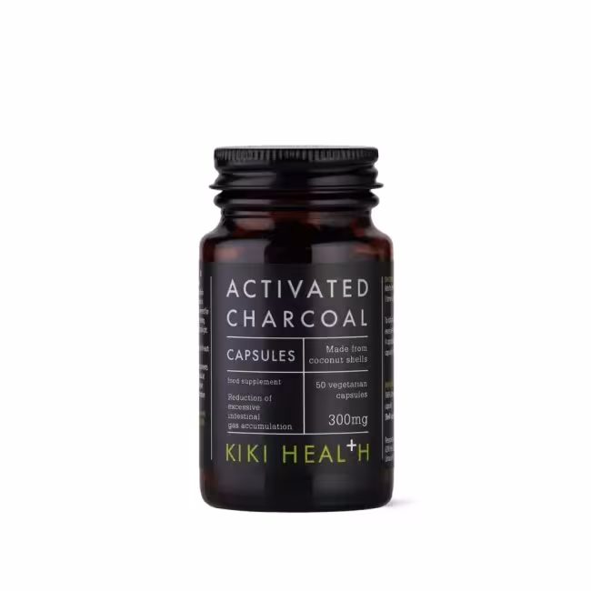 KIKI Health Aktívne uhlie 300 mg, 50 kapsúl