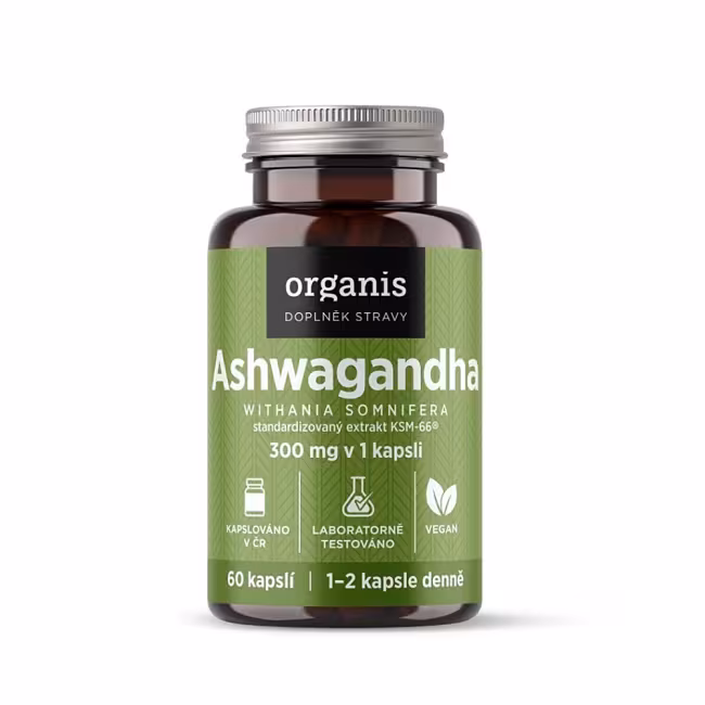 ORGANIS Ashwagandha KSM-66® 300 mg 60 kapsúl