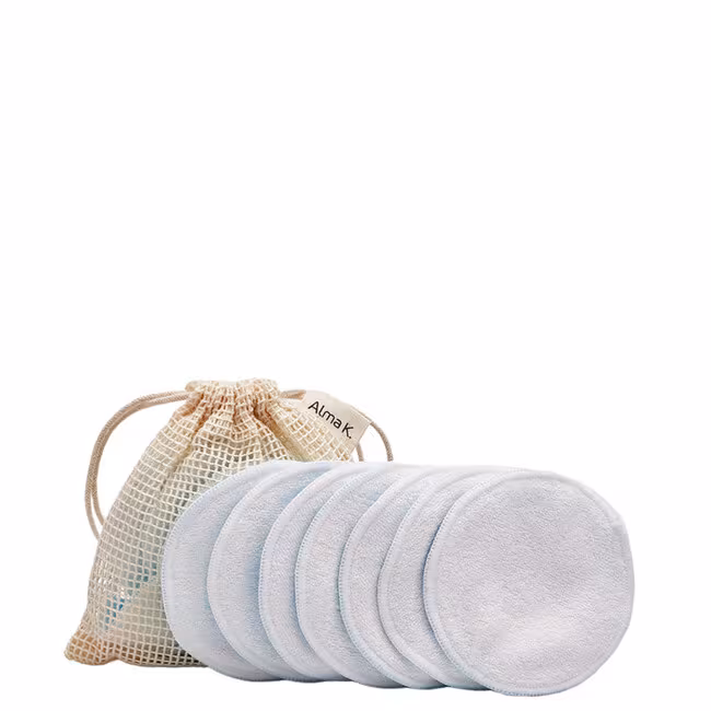 Alma K Face Care odličovacie tampóny 7 ks, Reusable Cleansing Pads