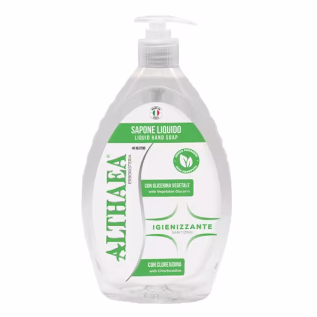 Althaea tekuté mydlo 1000ml - Sanitizing (pumpa) - Priehľadné