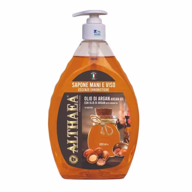Althaea tekuté mydlo 650ml - Argan Oil (pumpa) - Oranžové
