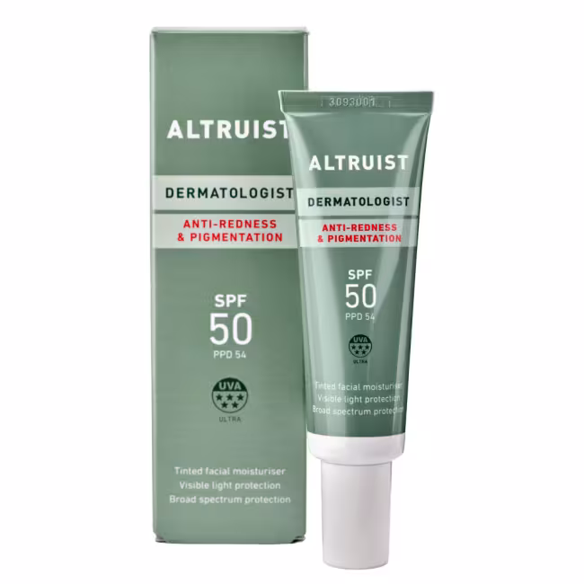 ALTRUIST - Antiredness and Pigmentation SPF50 - opaľovací krém 30 ml