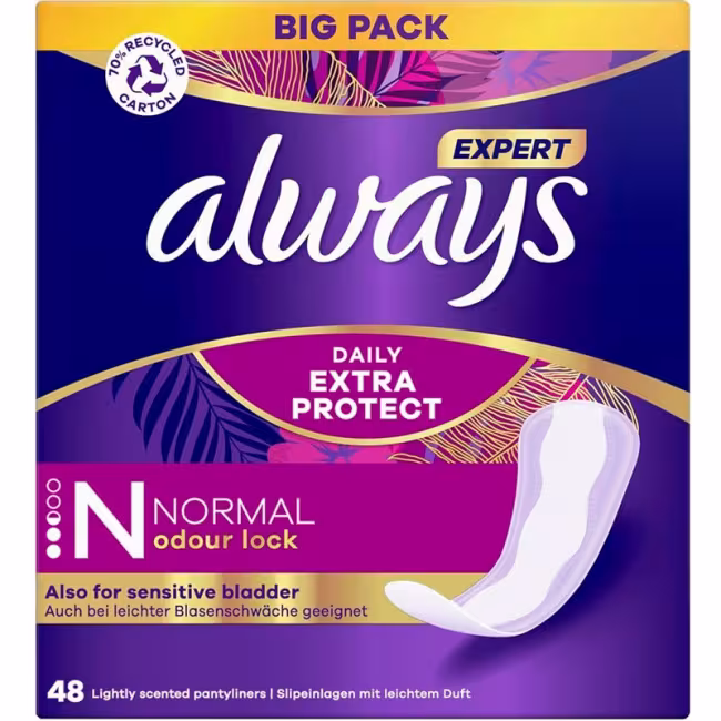ALWAYS Intímne vložky Expert Protect Normal 48ks