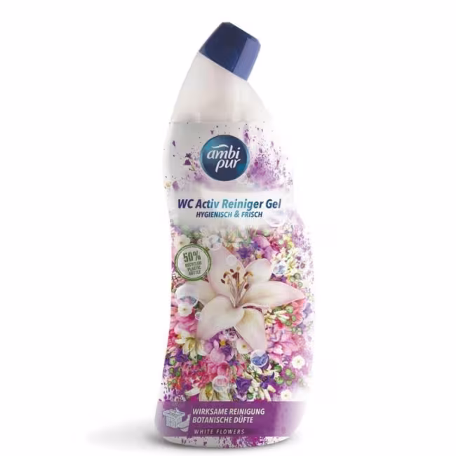 Ambi Pur WC Čistiaci gél White Flowers 750ml